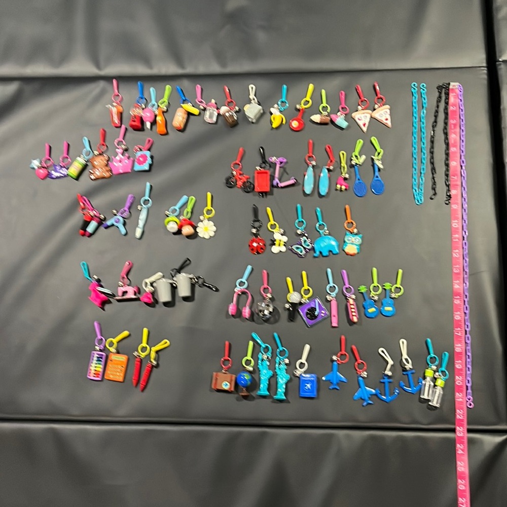 Plastic Charms with bells-remakes